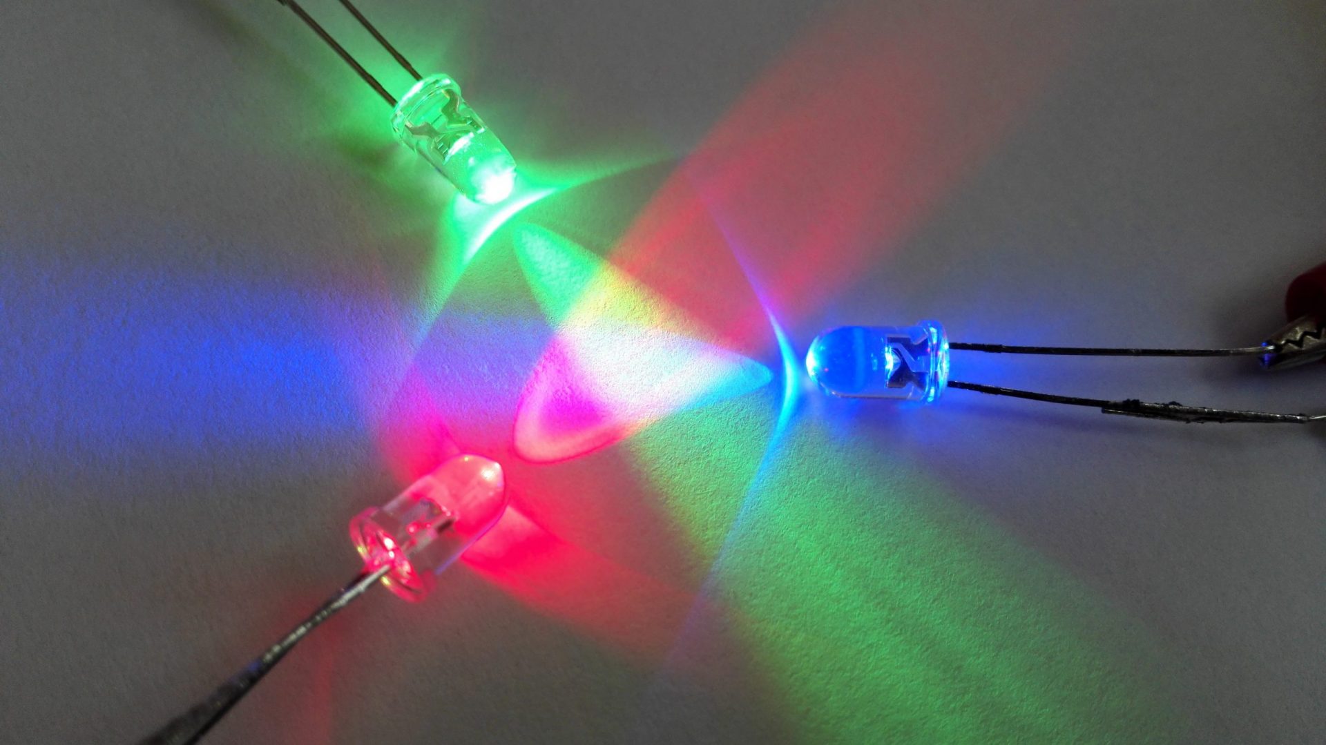 ScienceLab Experiment Farben mischen mit LEDs